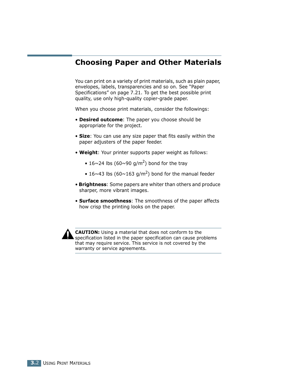 Choosing paper and other materials | Samsung ML-1710 User Manual | Page 39 / 146