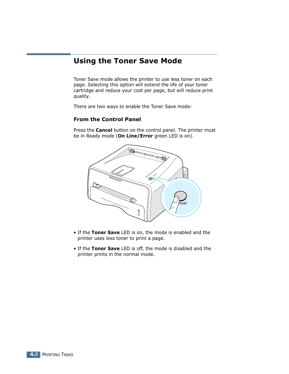 Using the toner save mode | Samsung ML-1710 User Manual | Page 63 / 146