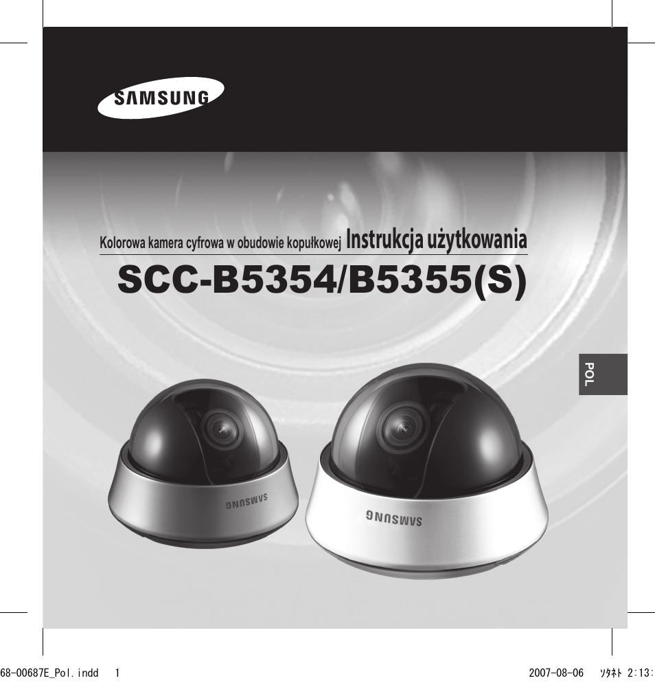 Instrukcja użytkowania | Samsung SCC-B5354 User Manual | Page 37 / 53