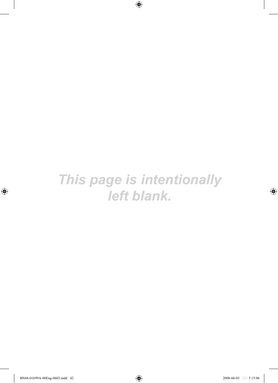 This page is intentionally left blank | Samsung BN68-01699A-00 User Manual | Page 44 / 44