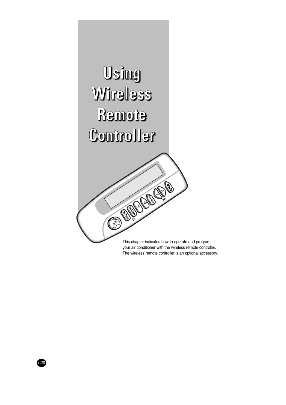 Samsung ACC2400C User Manual | Page 20 / 70