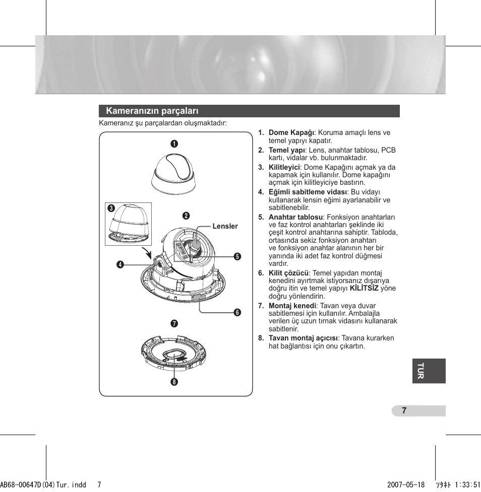 Samsung SCC-B531x(B) User Manual | Page 107 / 118