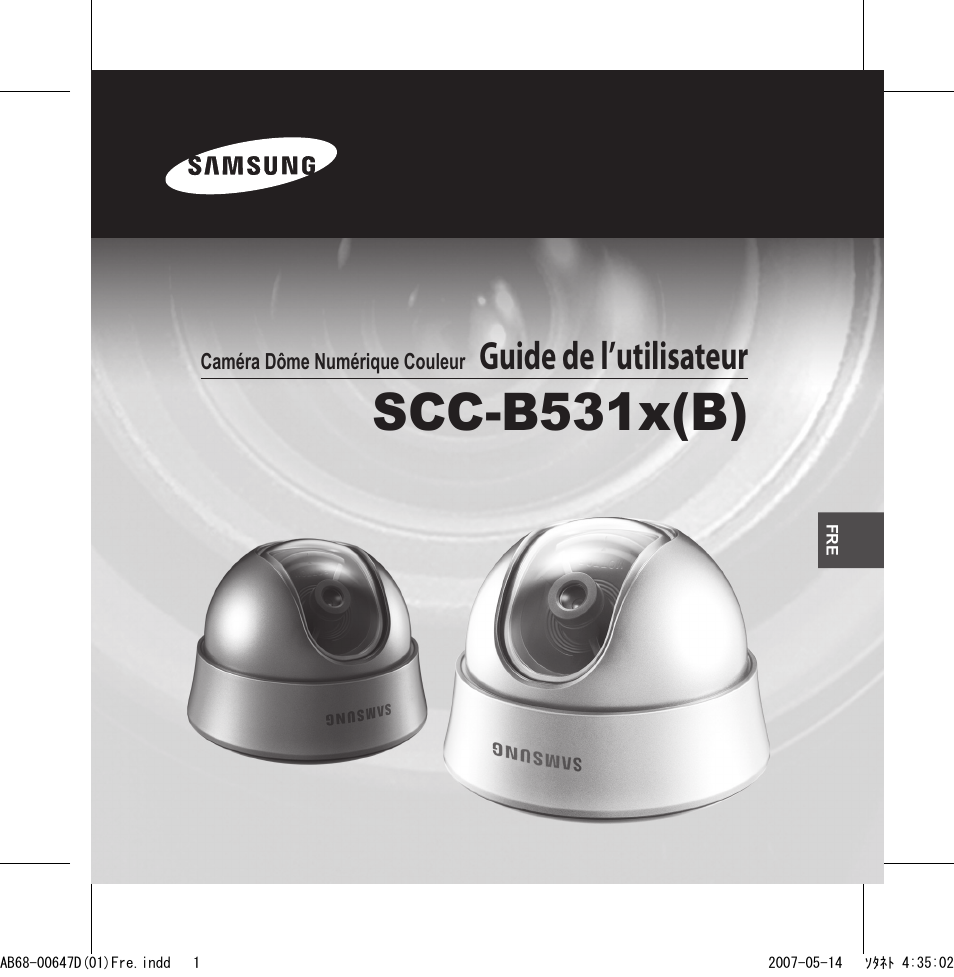 Scc-b531x(b), Guide de l’utilisateur | Samsung SCC-B531x(B) User Manual | Page 41 / 118