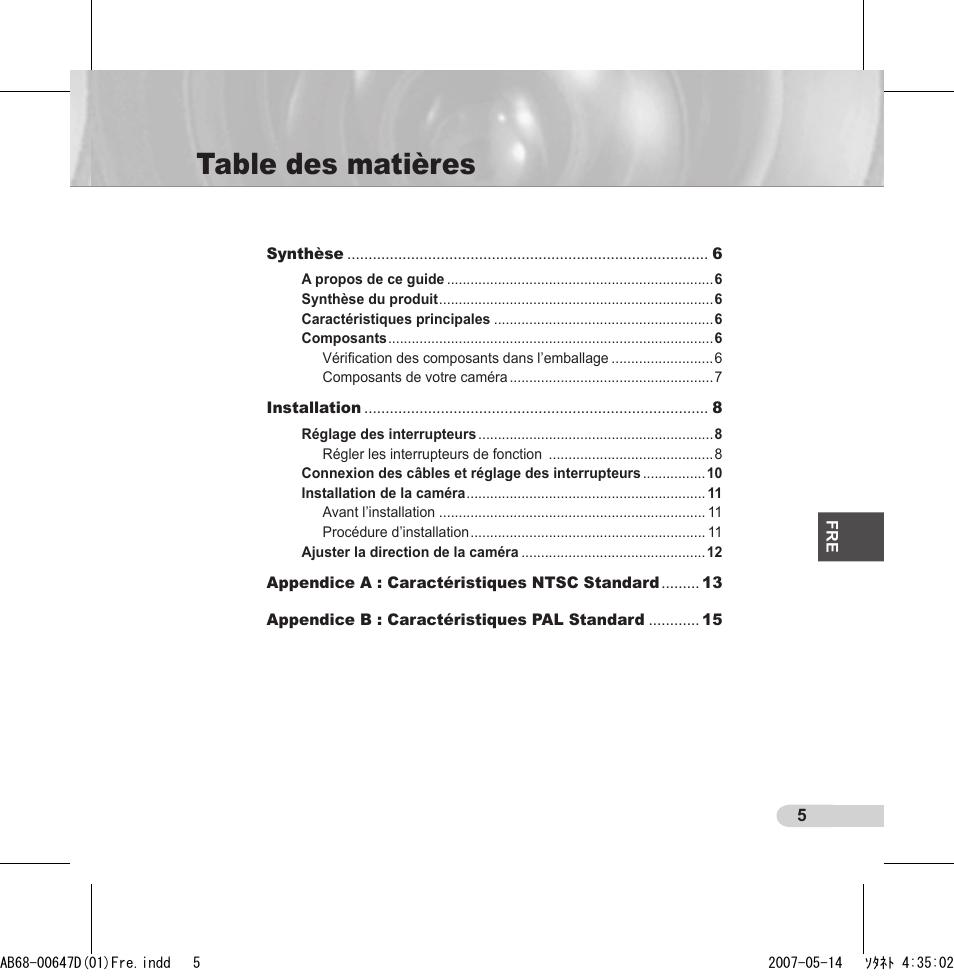 Samsung SCC-B531x(B) User Manual | Page 45 / 118