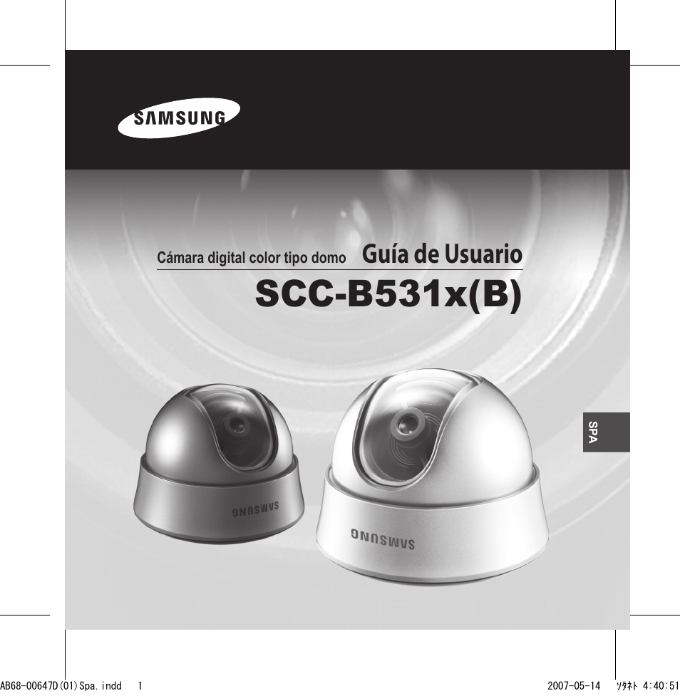Scc-b531x(b), Guía de usuario | Samsung SCC-B531x(B) User Manual | Page 61 / 118
