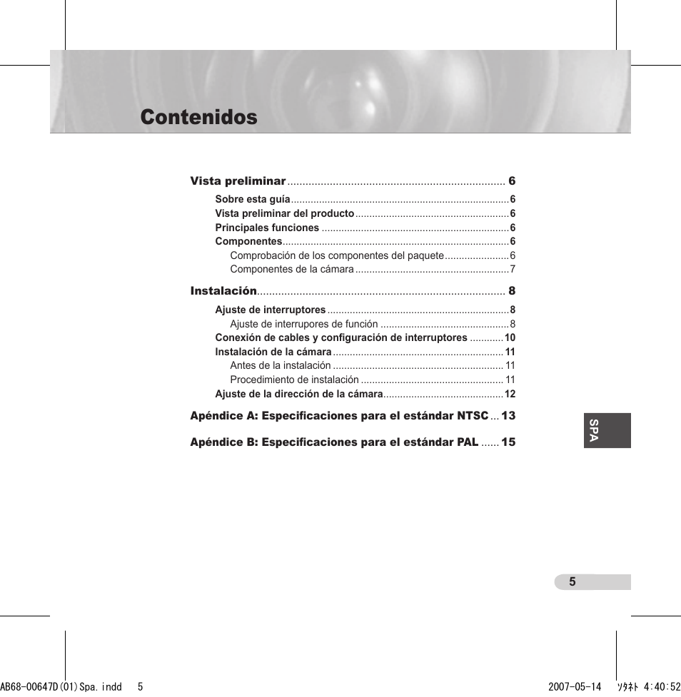 Samsung SCC-B531x(B) User Manual | Page 65 / 118