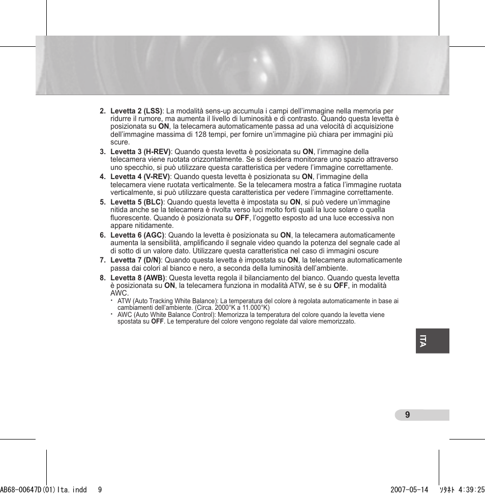 Samsung SCC-B531x(B) User Manual | Page 89 / 118