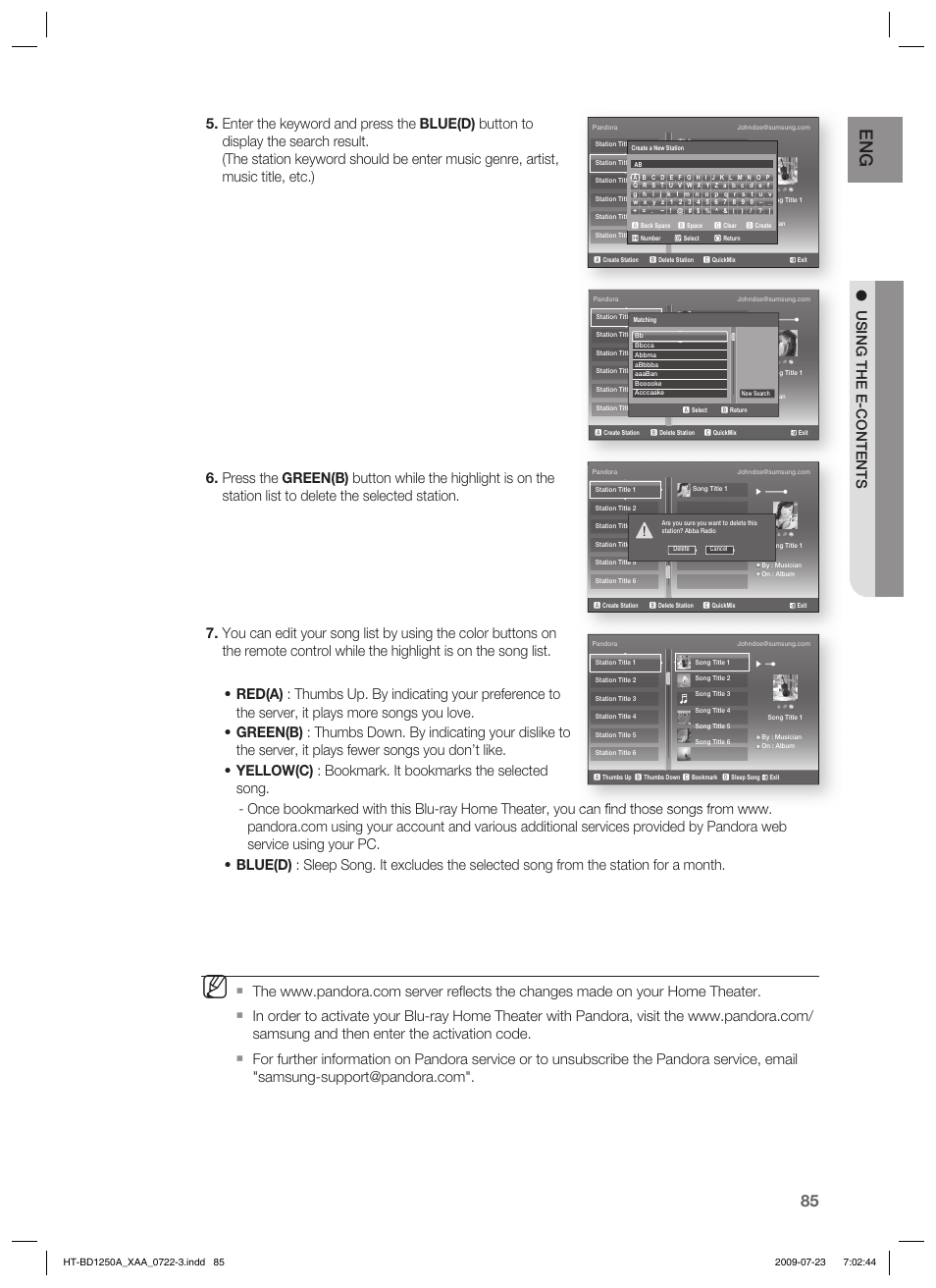 Samsung HT-BD1250 User Manual | Page 85 / 108