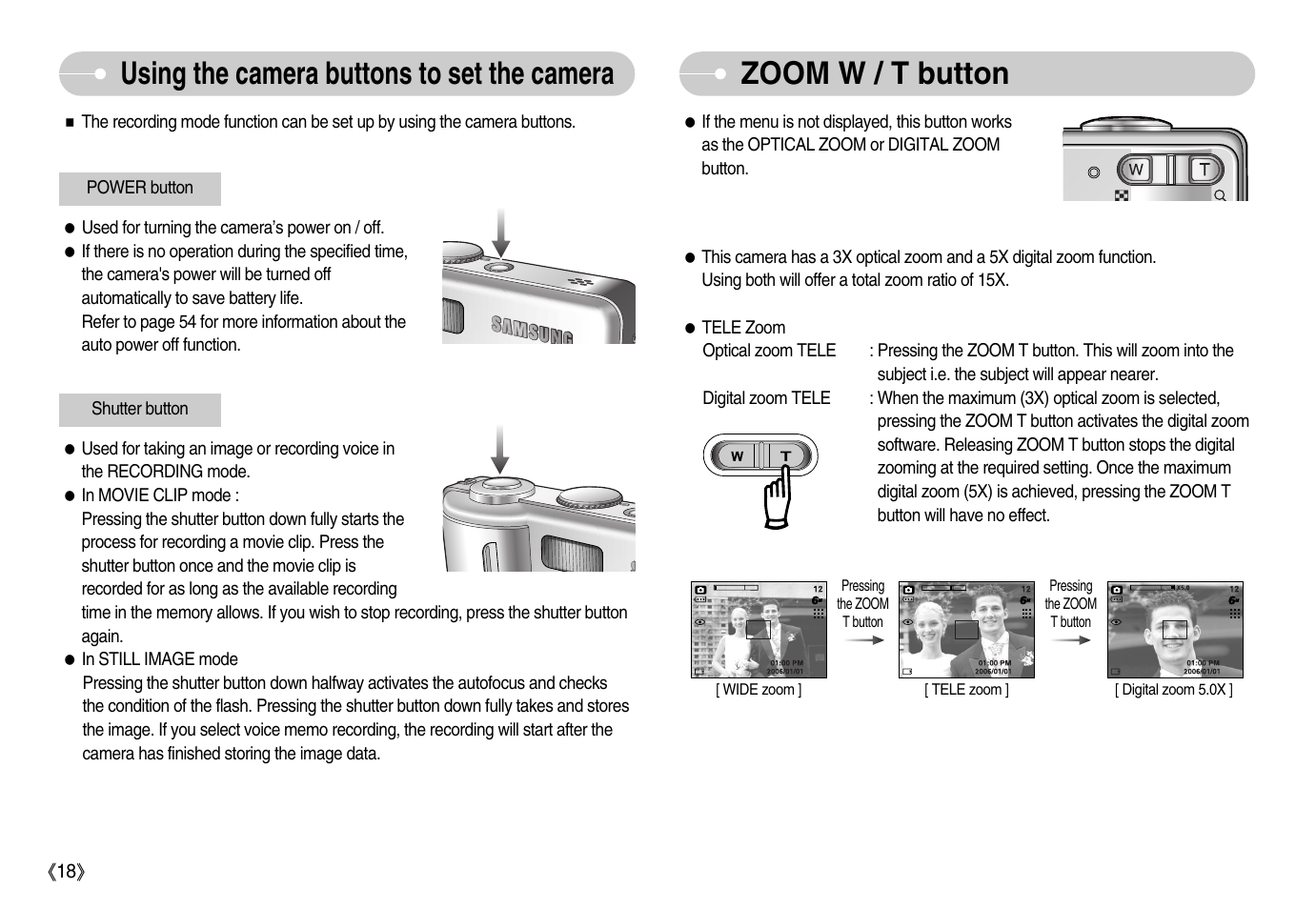 Samsung Digimax S600 User Manual | Page 19 / 78
