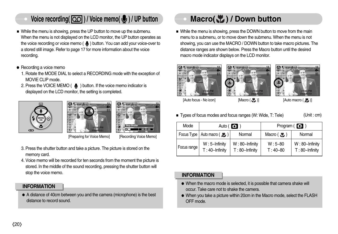 Samsung Digimax S600 User Manual | Page 21 / 78