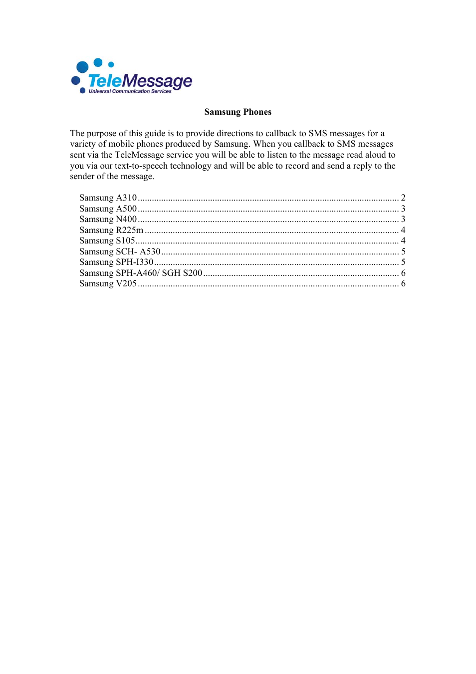 Samsung SPH-I330 User Manual | 6 pages