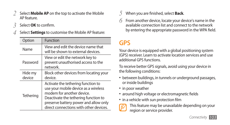 Samsung WAVE II GT-S8530 User Manual | Page 103 / 150