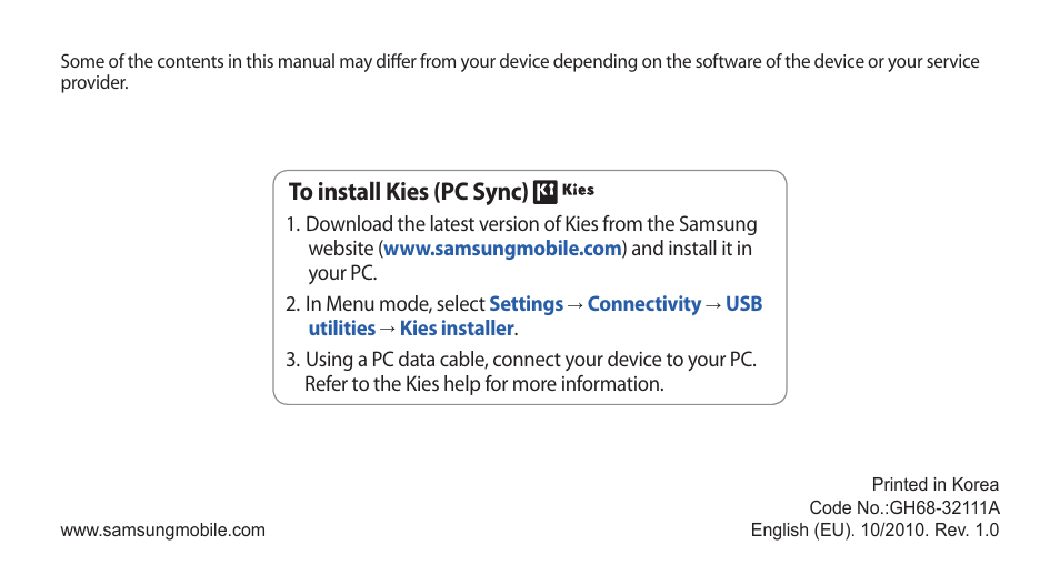 Samsung WAVE II GT-S8530 User Manual | Page 150 / 150