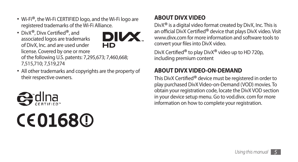 Samsung WAVE II GT-S8530 User Manual | Page 5 / 150