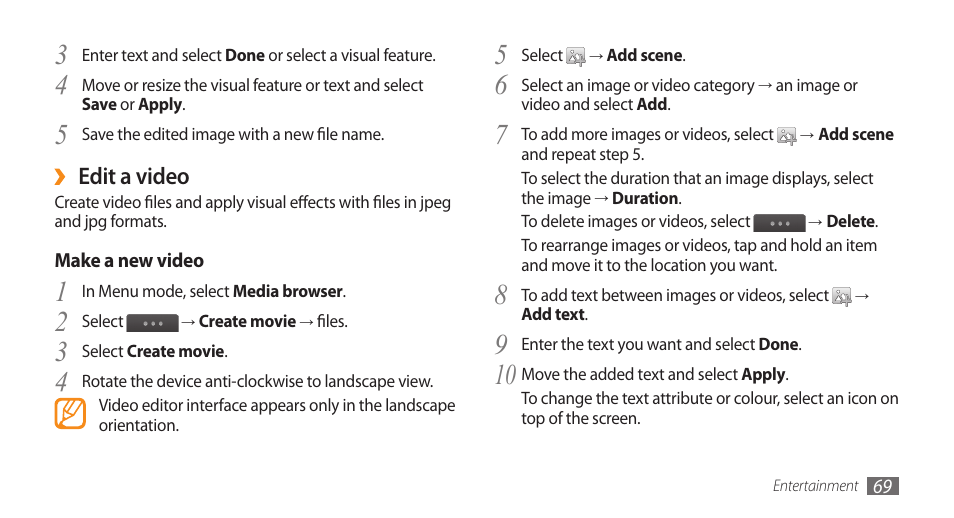 Samsung WAVE II GT-S8530 User Manual | Page 69 / 150