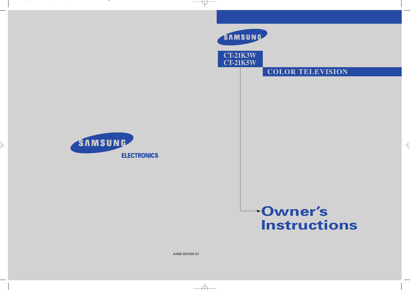 Samsung CT-21K5W User Manual | 46 pages