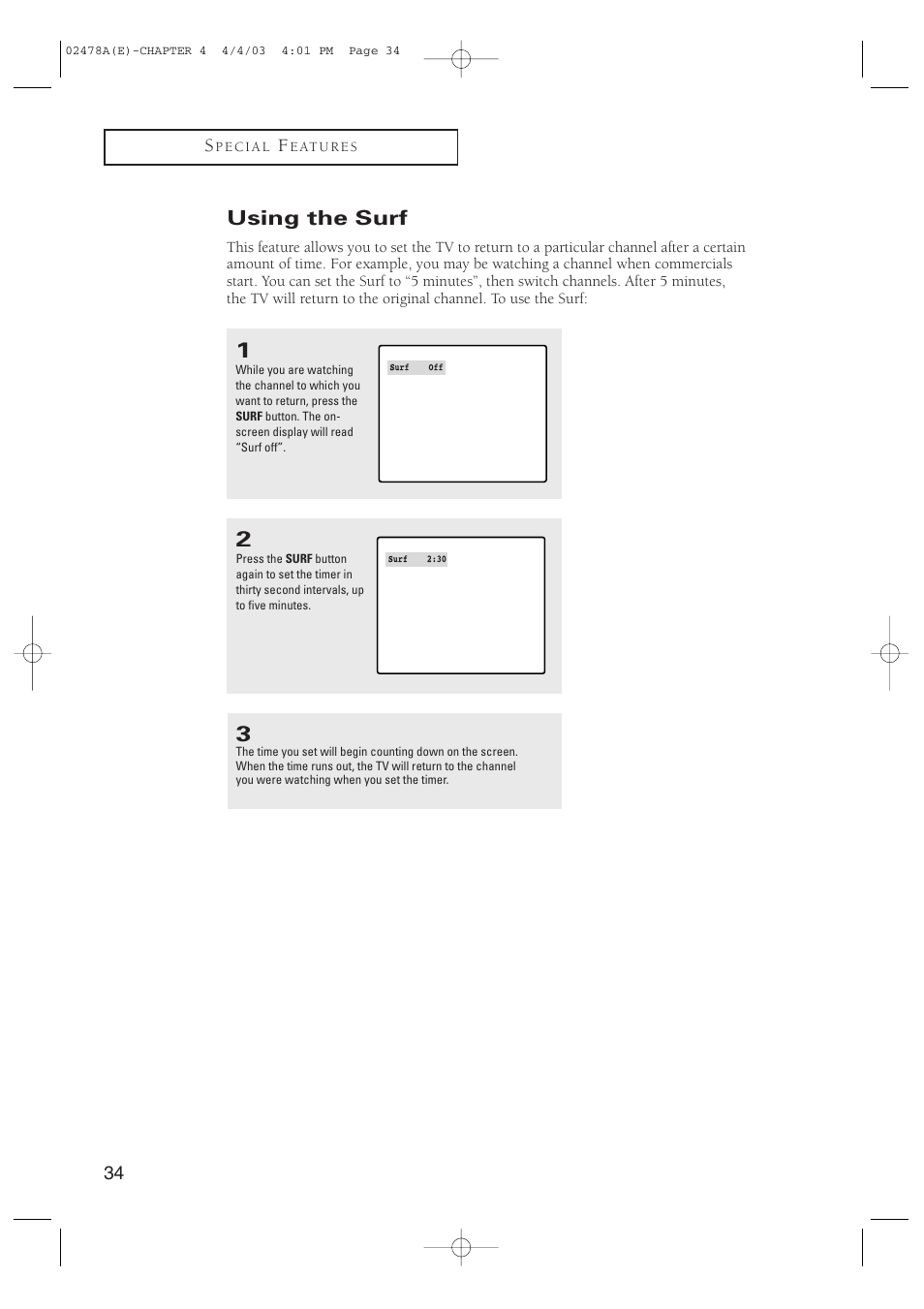 Samsung CT-21K5W User Manual | Page 34 / 46