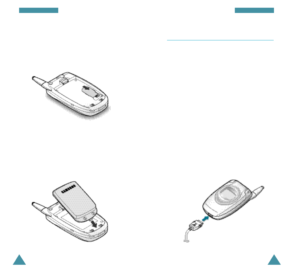 Charging a battery | Samsung GH68-02702A User Manual | Page 10 / 77