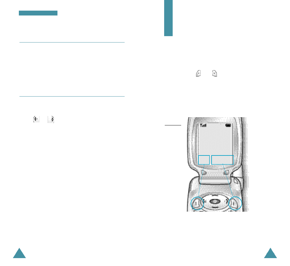 Selecting functions and options, Number mode, Symbolic mode | Samsung GH68-02702A User Manual | Page 26 / 77