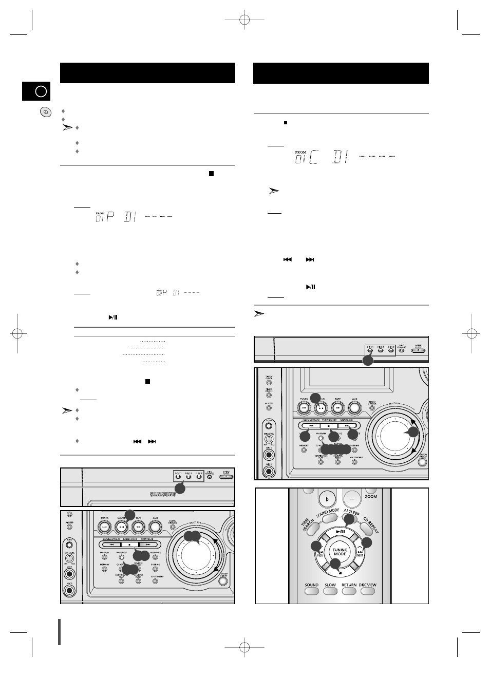 Programming the order of playback, Checking or changing programmed tracks | Samsung MAX-VS940 User Manual | Page 14 / 28