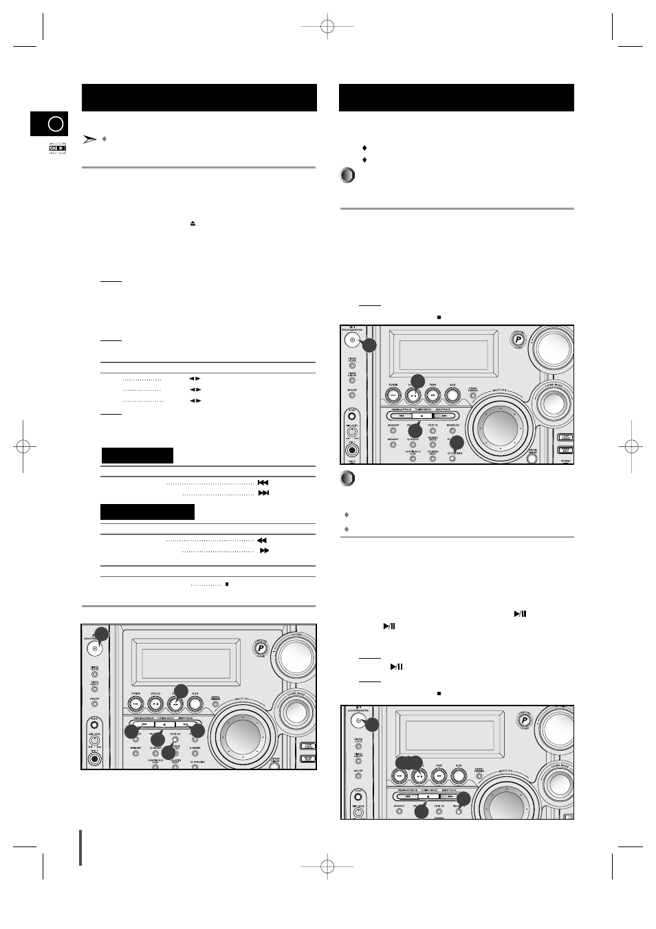 Listening to a cassette, Cd synchro record feature | Samsung MAX-VS940 User Manual | Page 20 / 28