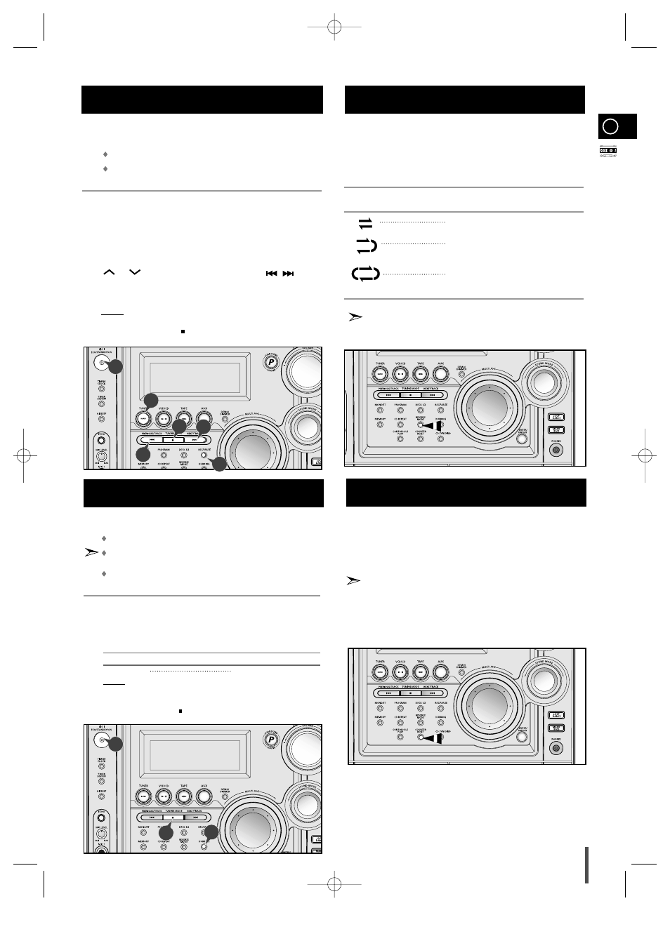 Recording a radio program, Copying a cassette (dubbing), Selecting the cassette playback mode | Tape counter | Samsung MAX-VS940 User Manual | Page 21 / 28