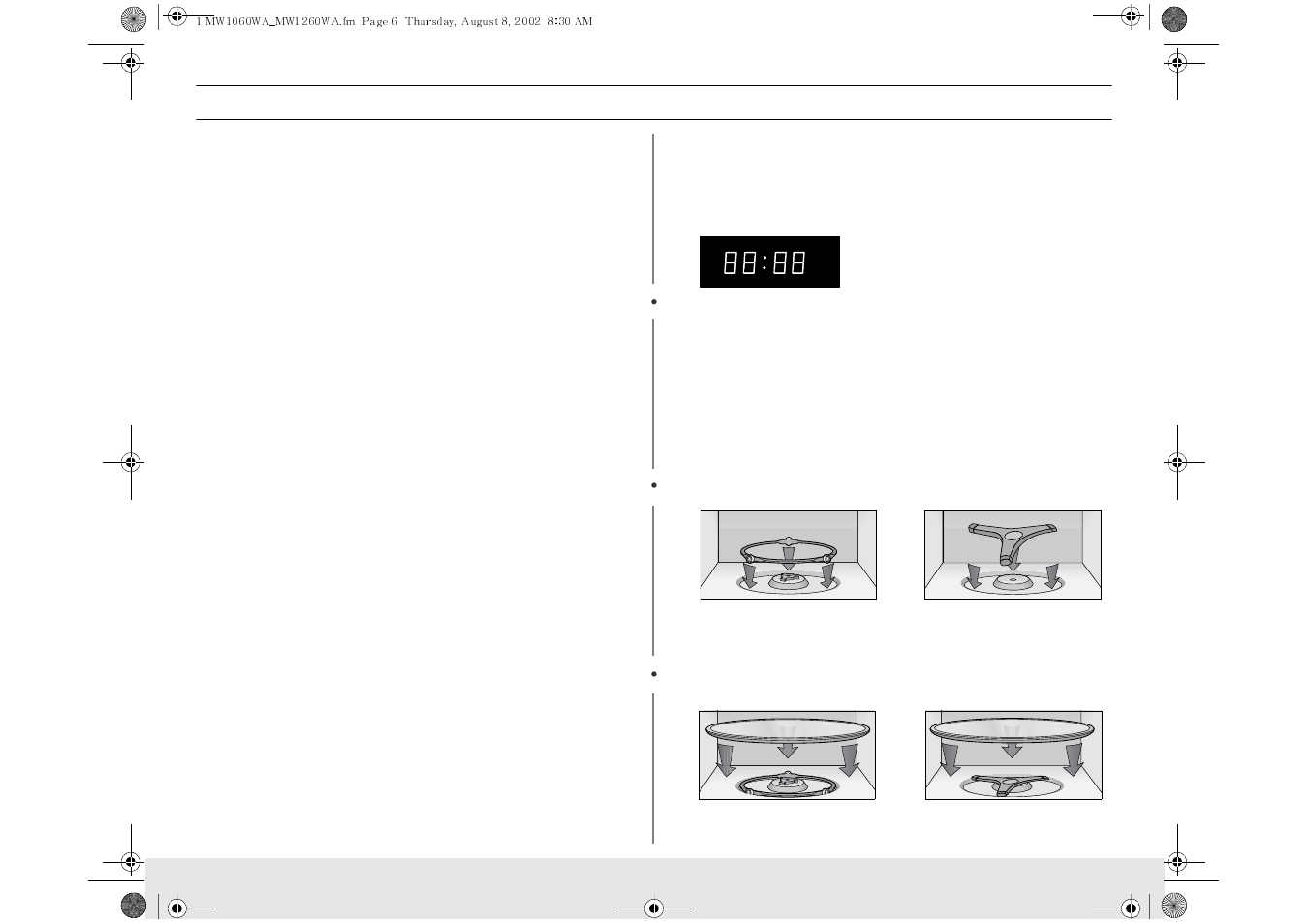 Your new microwave oven | Samsung MW1030WA User Manual | Page 6 / 36