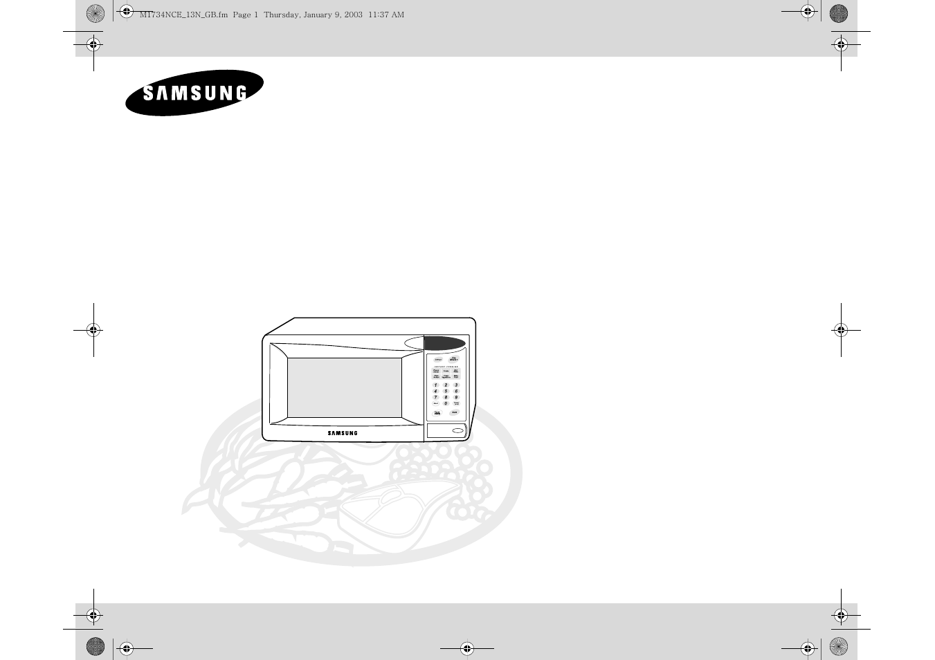 Samsung M1734NCE User Manual | 16 pages