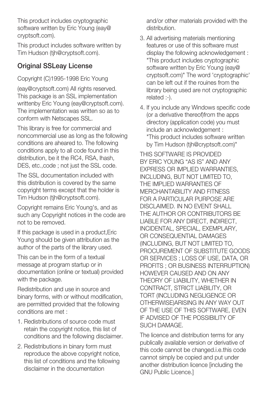 Samsung SNC-B5399 User Manual | Page 116 / 117