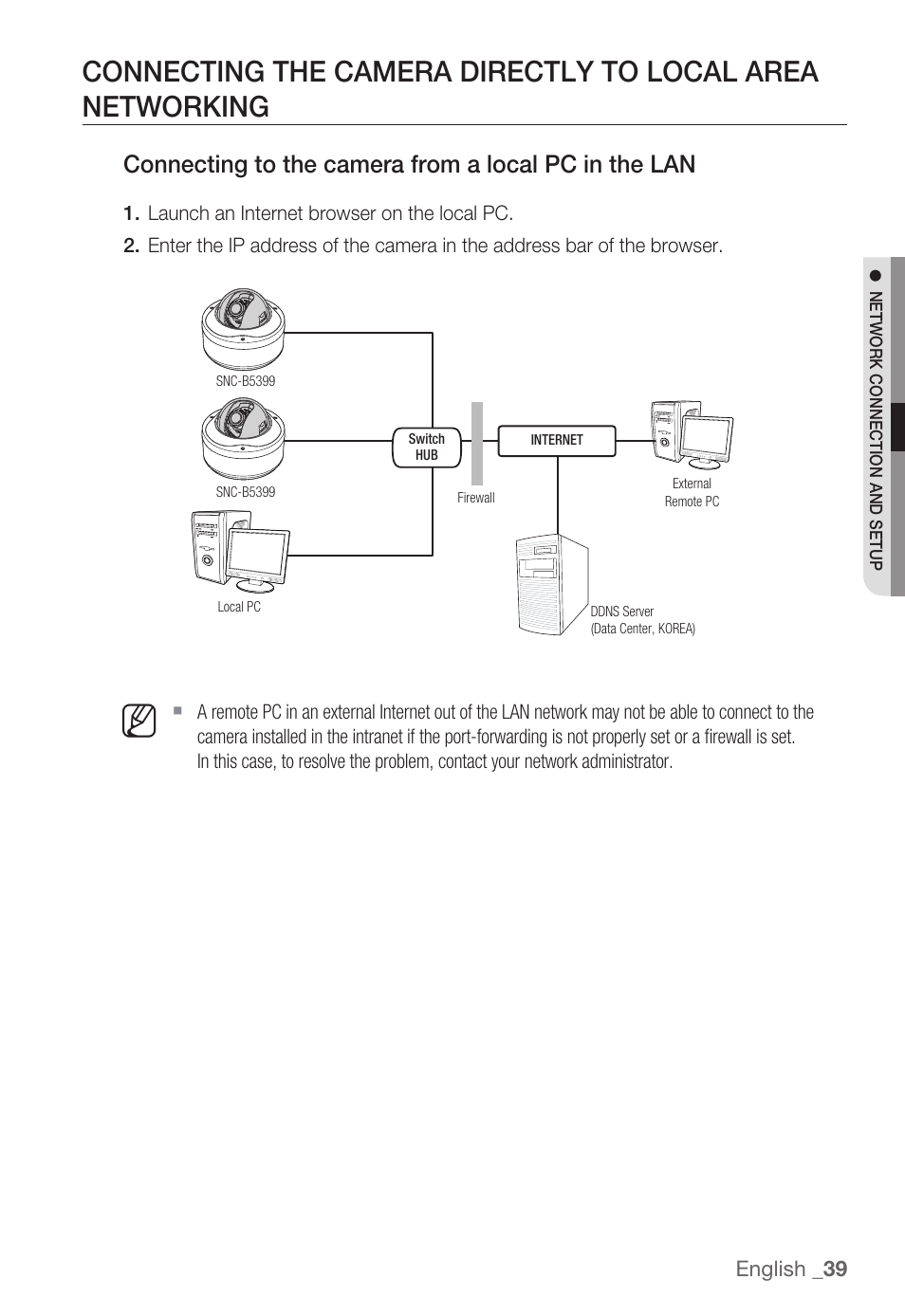 Samsung SNC-B5399 User Manual | Page 39 / 117