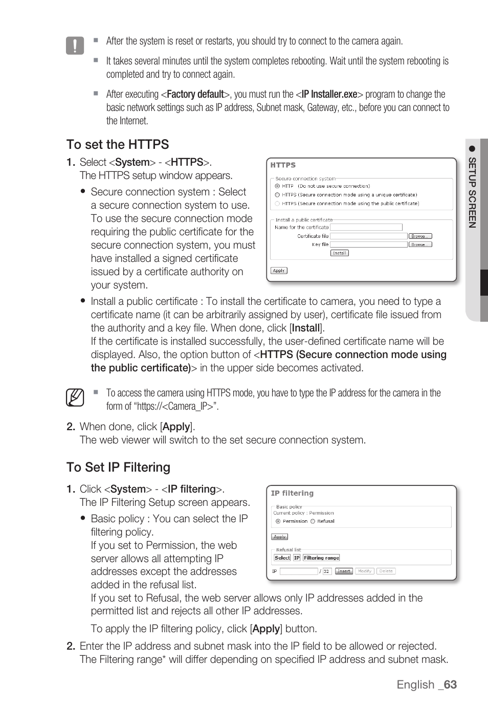 Samsung SNC-B5399 User Manual | Page 63 / 117