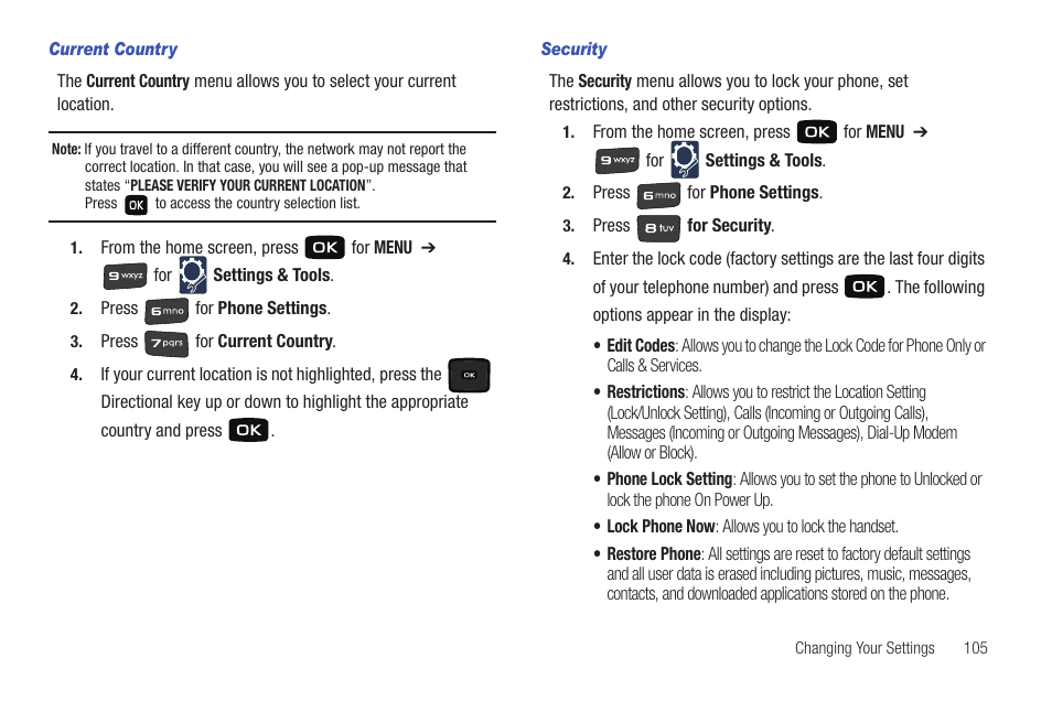 Samsung Convoy SCH-u640 User Manual | Page 110 / 186