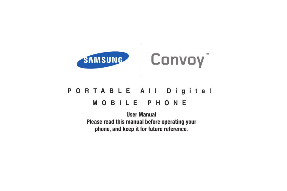 Samsung Convoy SCH-u640 User Manual | Page 2 / 186