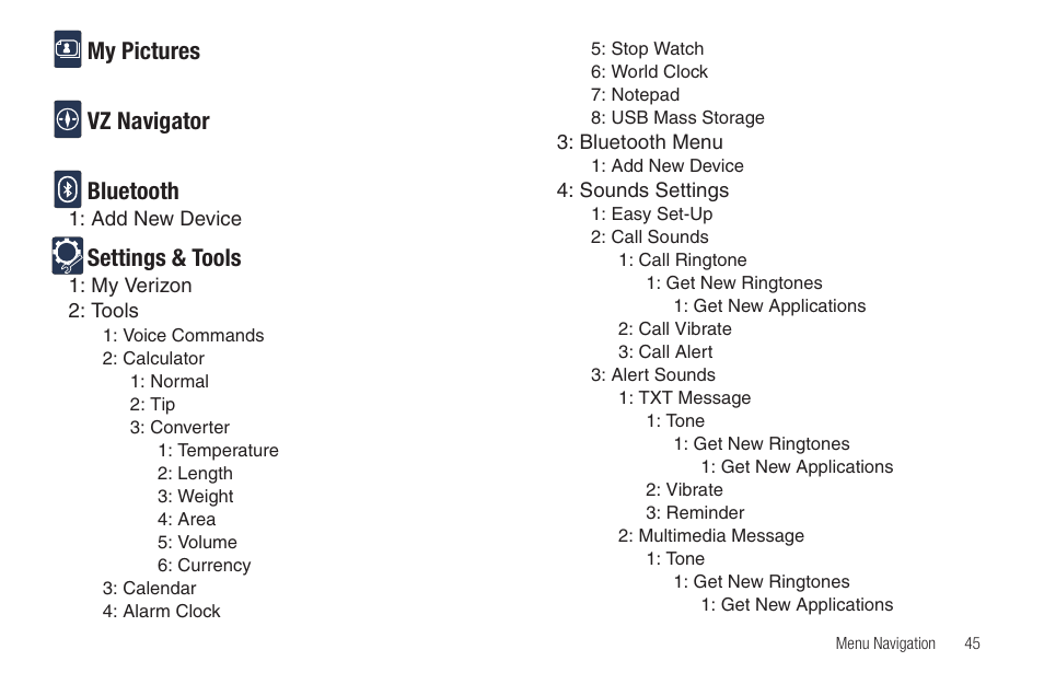 Samsung Convoy SCH-u640 User Manual | Page 50 / 186