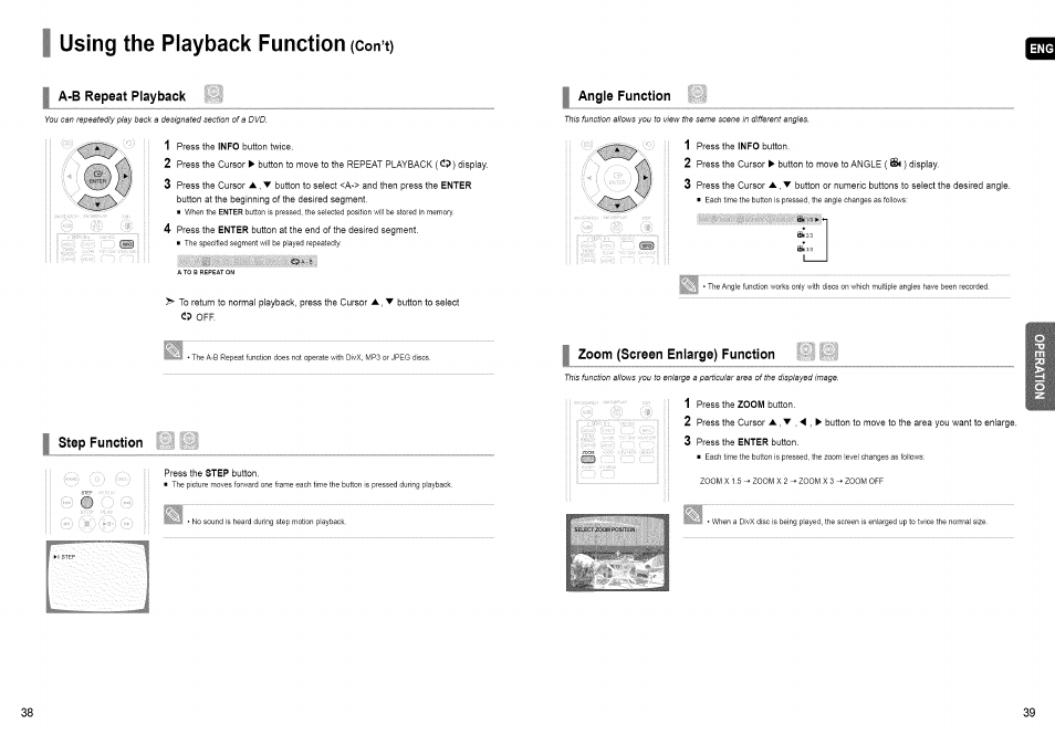 Using the playback function | Samsung HT-TX72 User Manual | Page 20 / 39