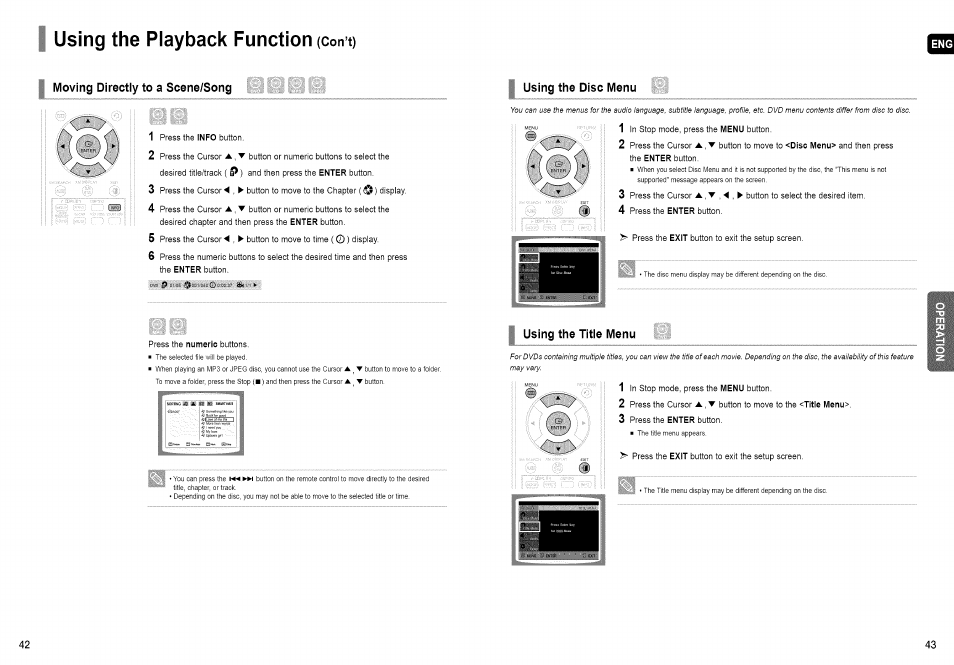 Using the playback function | Samsung HT-TX72 User Manual | Page 22 / 39