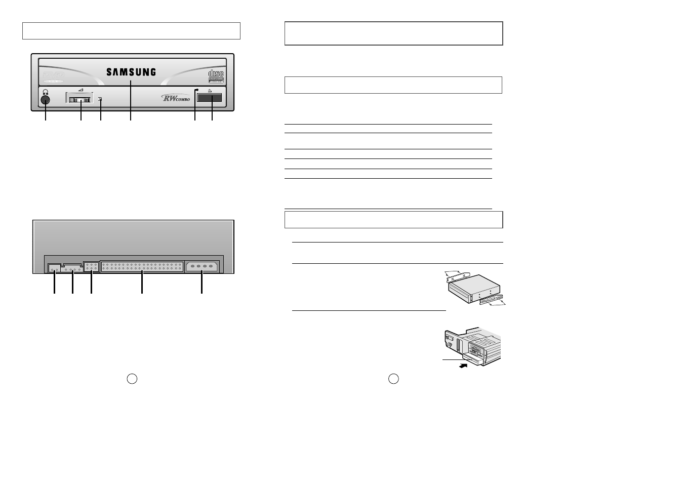 Requisitos del sistema, Su unidad combo | Samsung SM-308 User Manual | Page 13 / 30