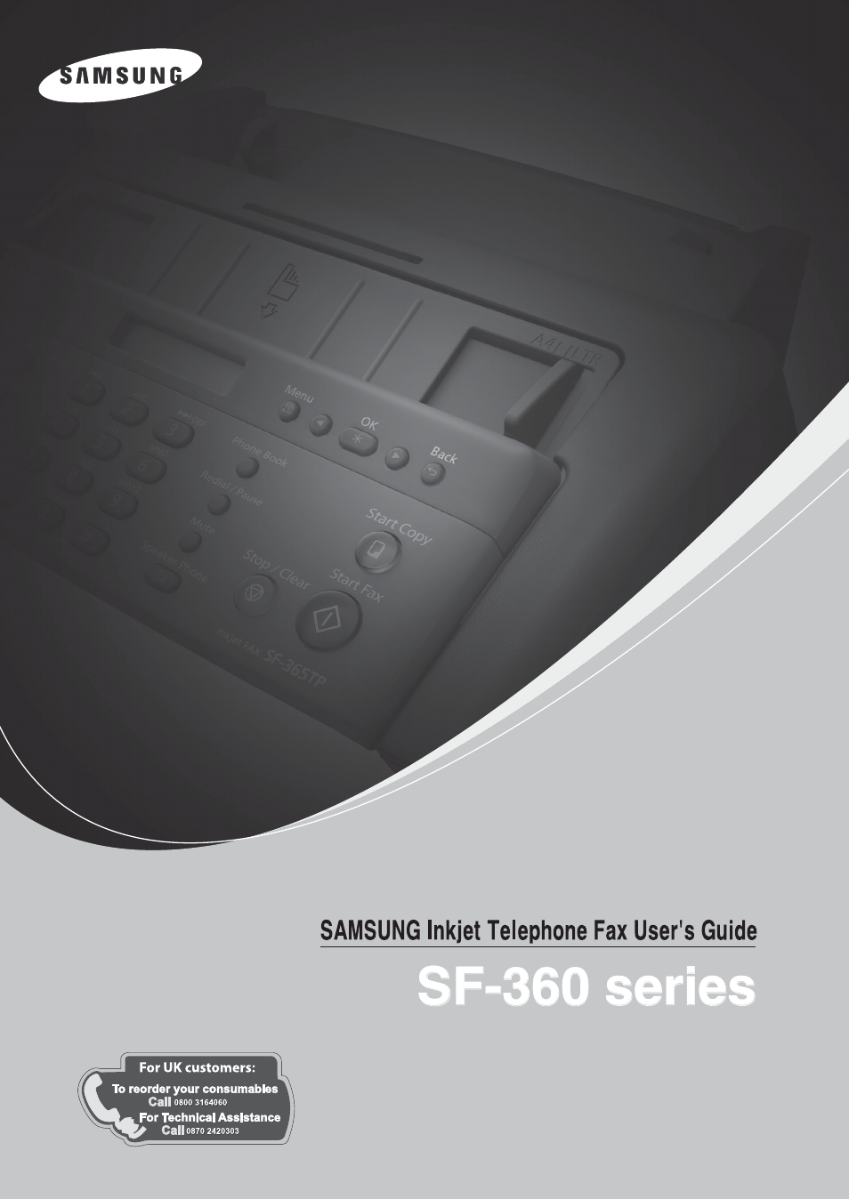 Samsung SF-360 Series User Manual | 84 pages