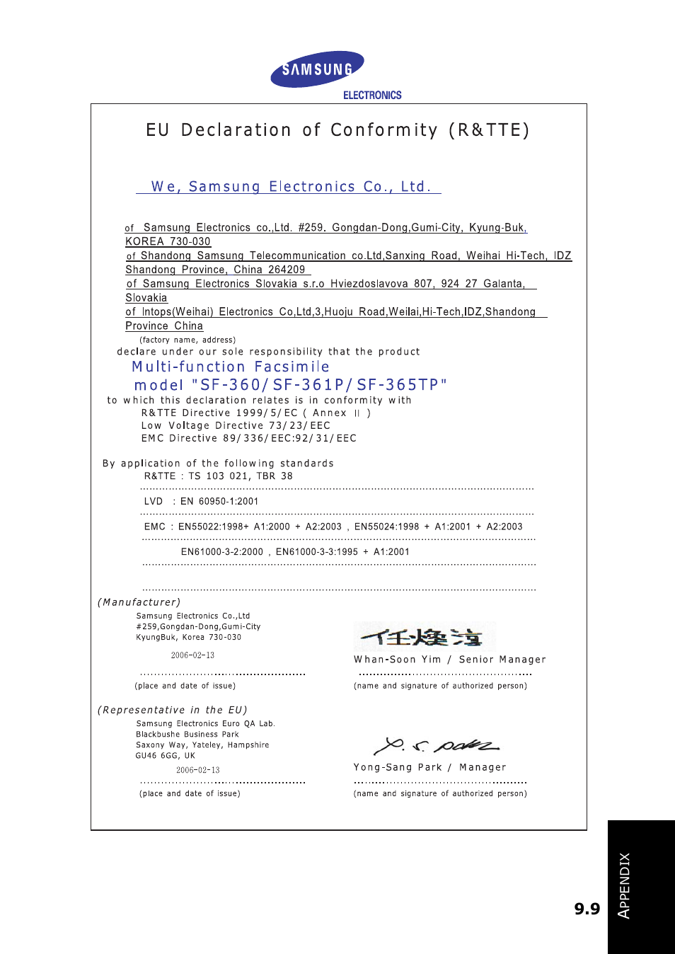 Samsung SF-360 Series User Manual | Page 78 / 84