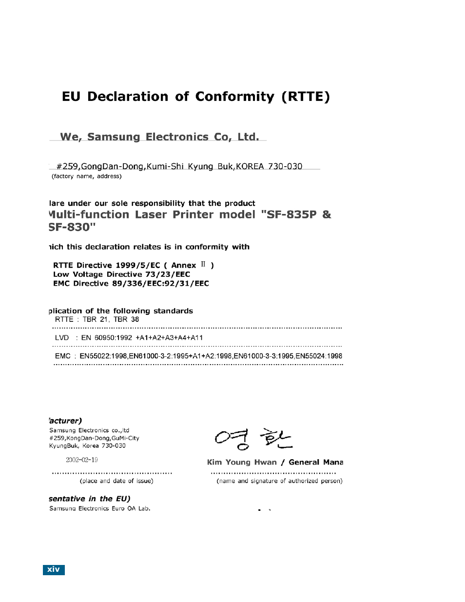 Samsung Msys SF-830 User Manual | Page 15 / 156