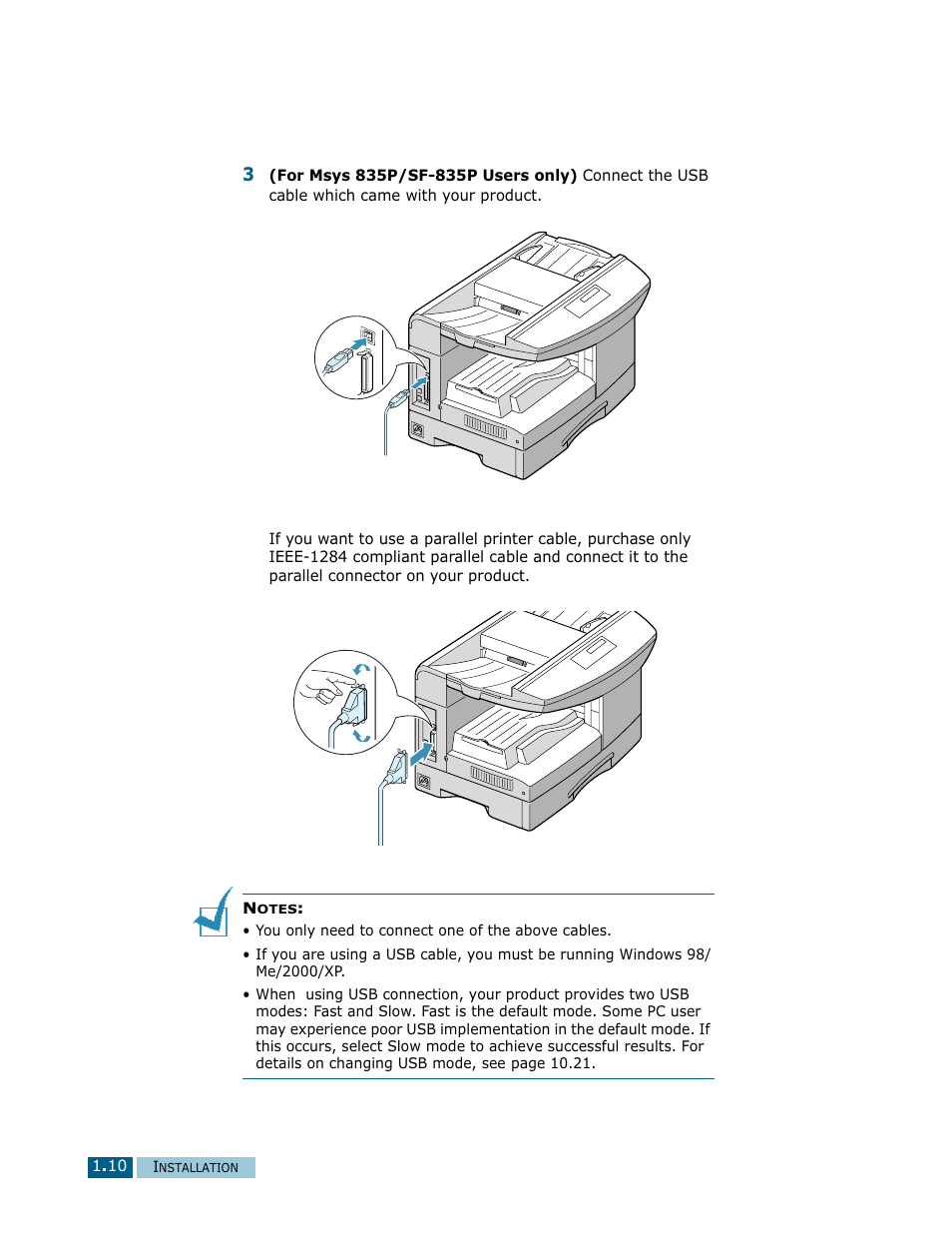 Samsung Msys SF-830 User Manual | Page 25 / 156