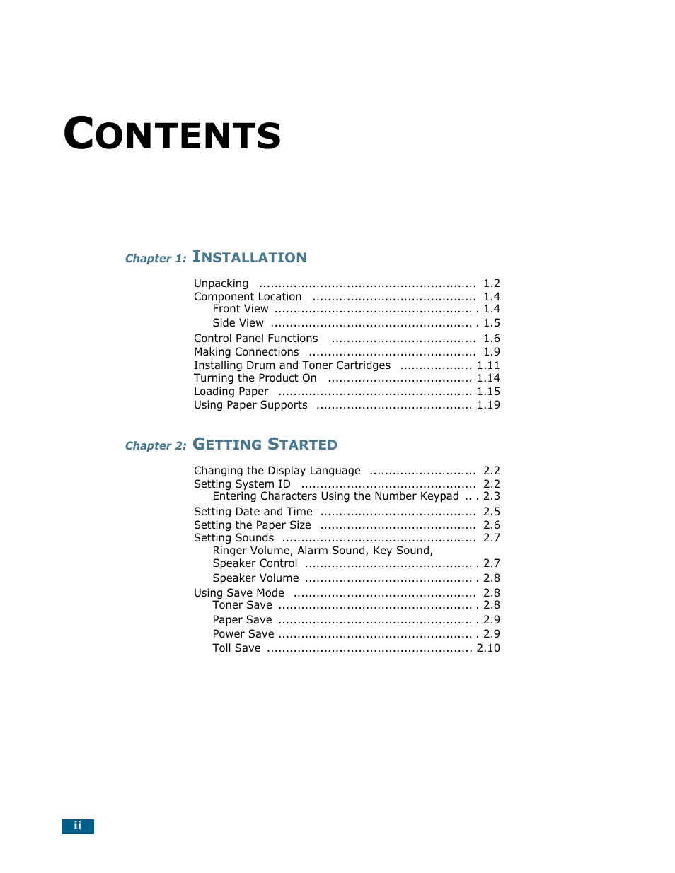 Samsung Msys SF-830 User Manual | Page 3 / 156
