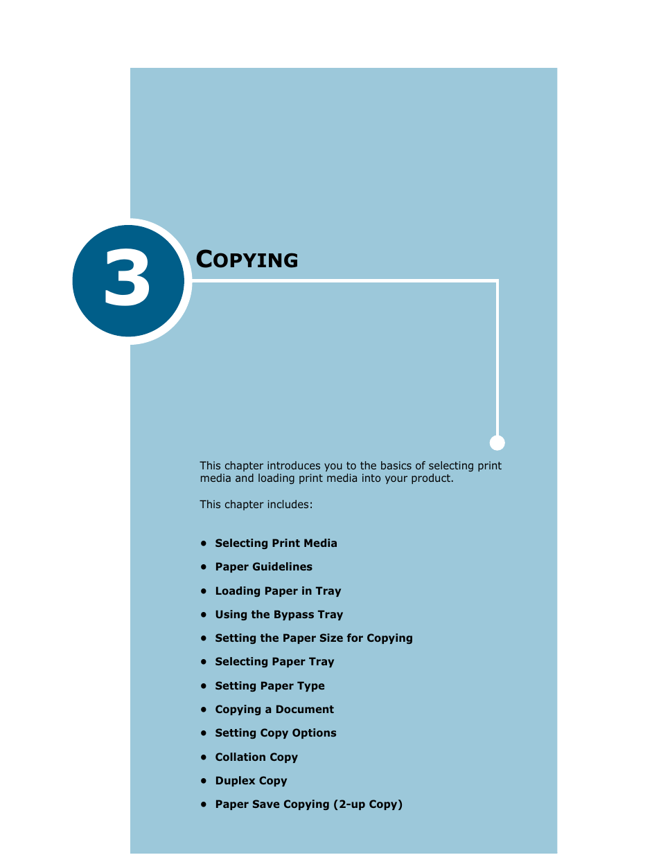 Chapter 3 copying, Chapter 3, Opying | Samsung Msys SF-830 User Manual | Page 46 / 156