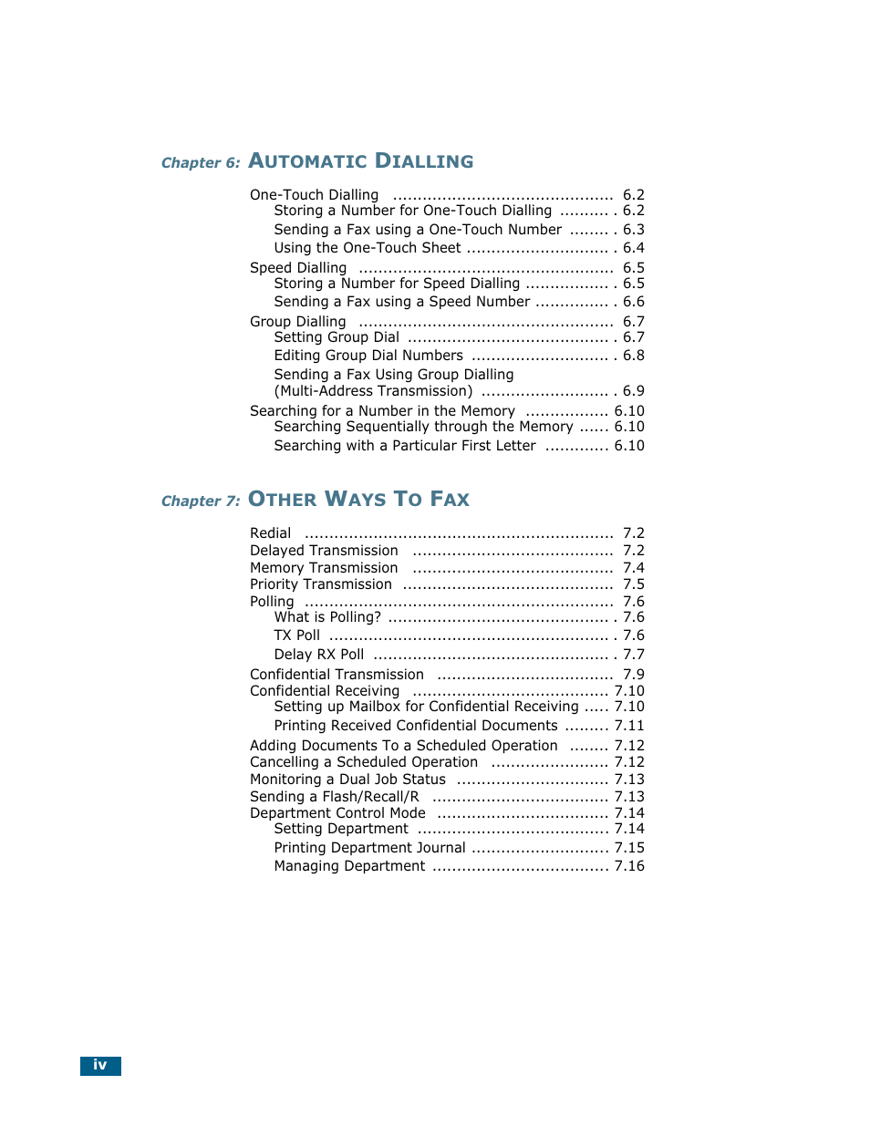 Samsung Msys SF-830 User Manual | Page 5 / 156