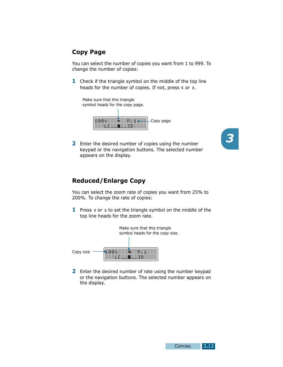 Reduced/enlarge copy | Samsung Msys SF-830 User Manual | Page 58 / 156