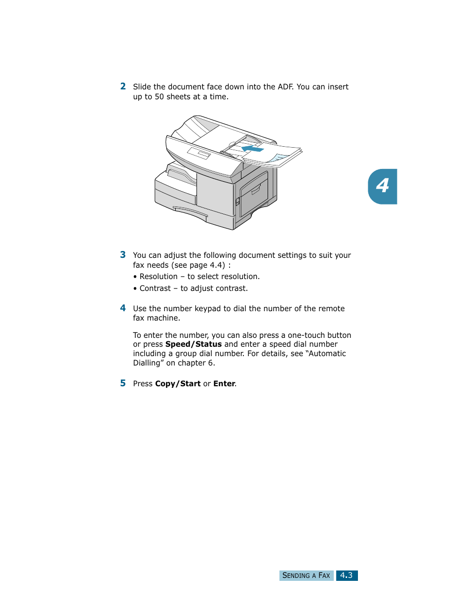 Samsung Msys SF-830 User Manual | Page 64 / 156