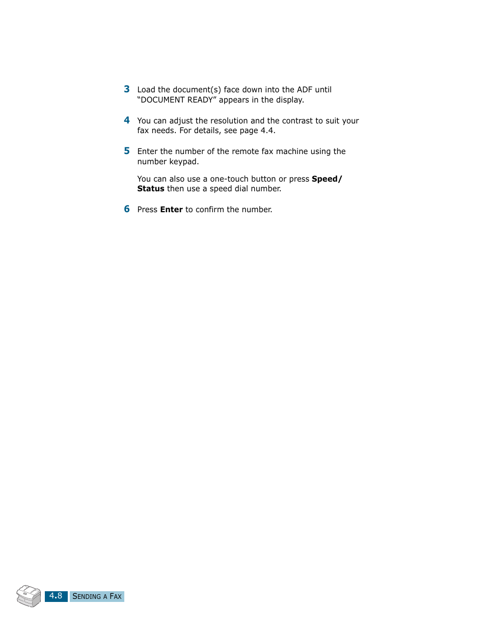 Samsung Msys SF-830 User Manual | Page 69 / 156