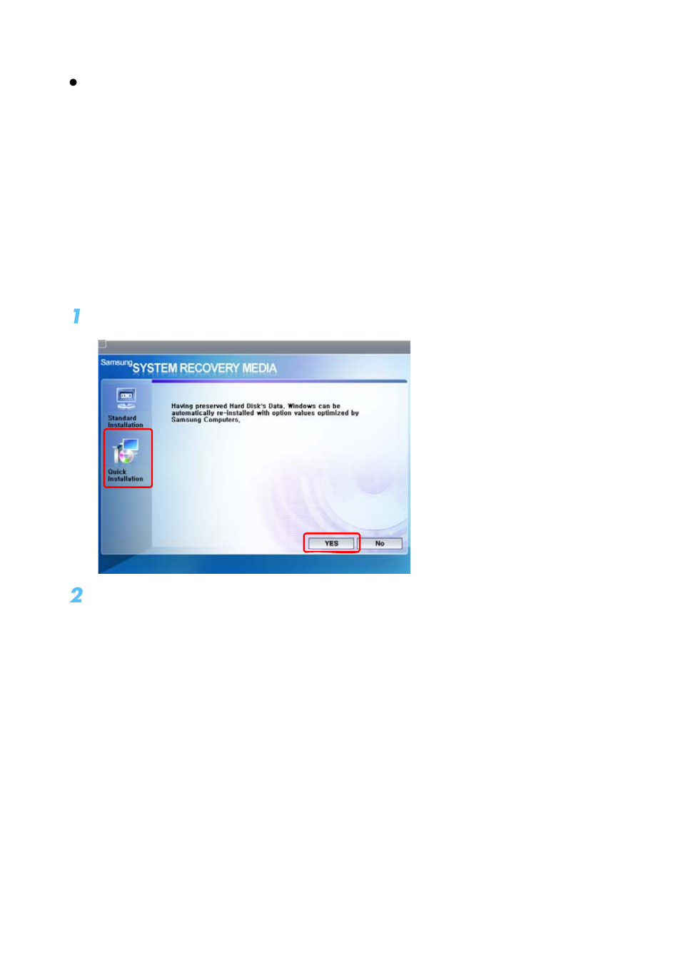 Quick installation | Samsung Q1B User Manual | Page 111 / 141