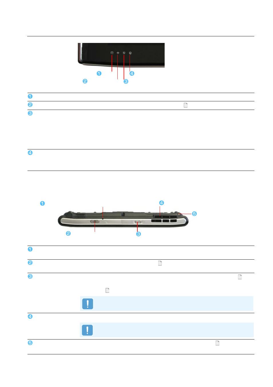 Top view, P.15), Status indicators | Samsung Q1B User Manual | Page 15 / 141