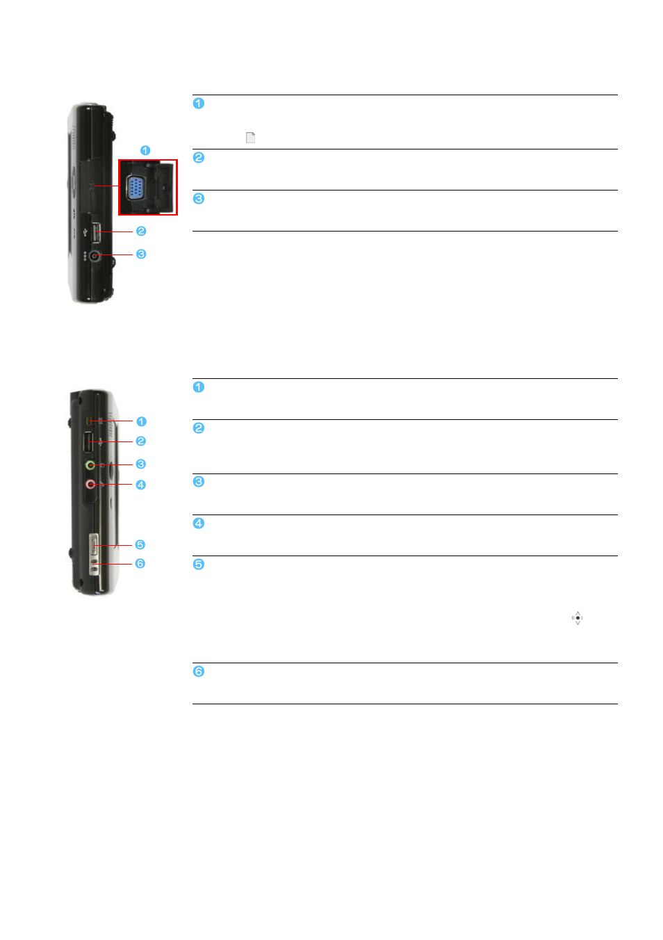 Right view, Left view, Right view left view | Samsung Q1B User Manual | Page 16 / 141